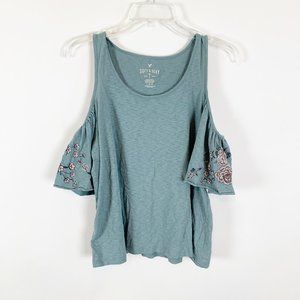 (3 for $25) Soft & Sexy Cold Shoulder Floral Top